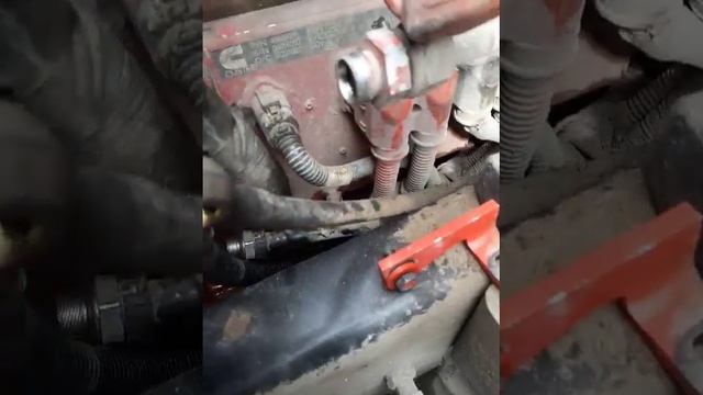 Снятие компрессора Shacman x3000.