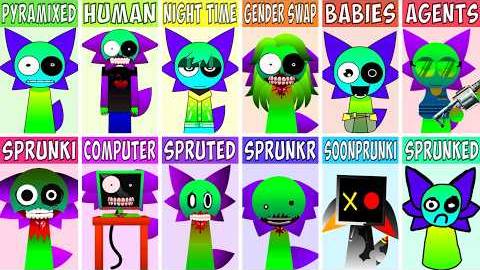 🔥 ВСЁ INCREDIBOX ПЕРСОНАЖИ 🔥 ИЗ PYRAMIXED В ОДНОМ ВИДЕО!!! 📺 | INCREDIBOX SPRUNKI 😎