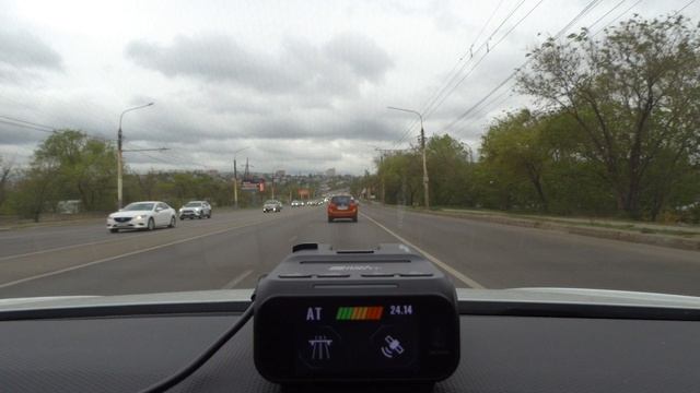 SilverStone F1 Doppler PRO Wi-Fi, проезд радарного комплекса Азимут 4