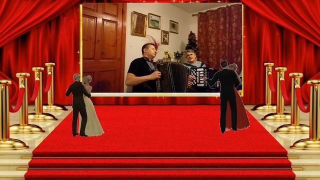 ВАЛЬС ДУНАЙСКИЕ ВОЛНЫ - исполняют мелодию Виктор Лукашов и Сергей Балан баян