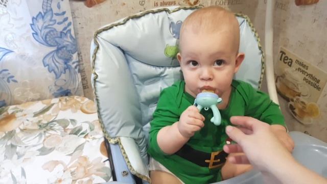 что ест малыш в 11 месяцев.Питание на день.