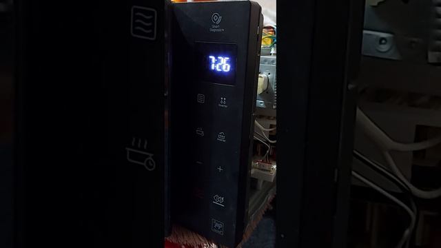 установка время часов часи ЛДЖ МИКРОВОЛНОВКА LG