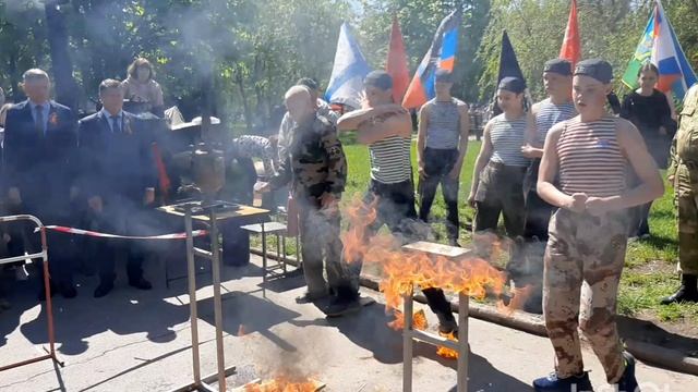 Показательные выступления объединения "Армейский рукопашный бой"