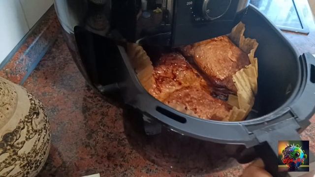 Аэрогриль - готовим свиные стейки за 30 минут! Очень вку