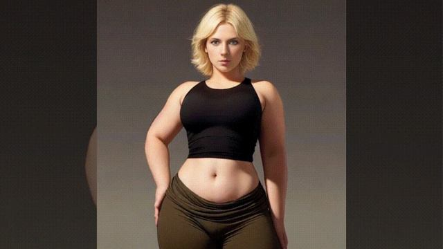Девушка толстеет / Weight gain girl