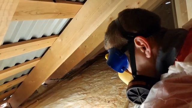 Утепляем чердачное перекрытие минеральной ватой