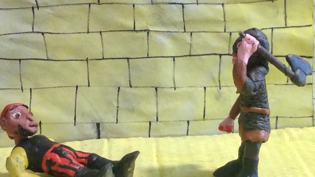 Пластилиновая анимация "Возмездие с того света"| Гладиаторы |Колдун | Пластилиновые Драки | Анимаци