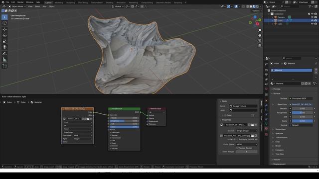 Наложение текстур в Blender 4