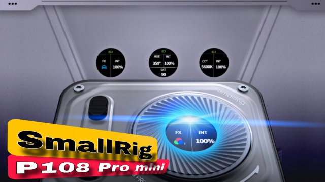 SmallRig P108 Pro mini RGB лучший мини светильник 👍