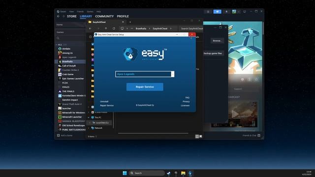 Как исправить ошибку Easy Anti-Cheat, которая не установлена