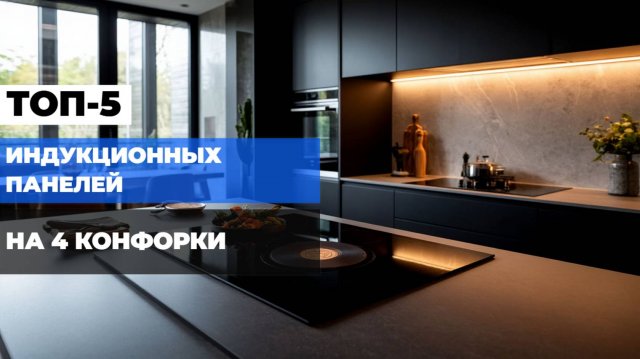 Обзор: Лучшие индукционные варочные панели на 4 конфорки — ТОП-5 2025 года! 🍽️🔝
