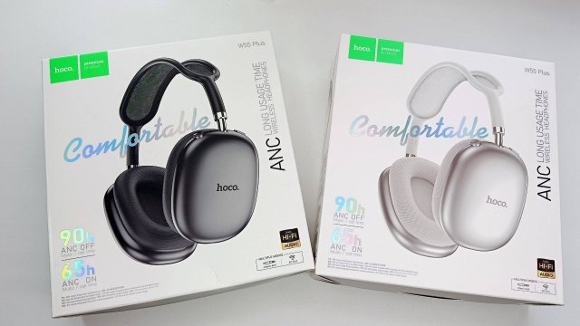 Наушники Hoco W55 Plus с активным шумоподавлением