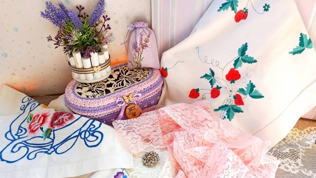 Необычное рукодельное видео. Часть 1- Мамина Вышивка.