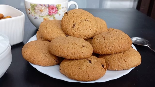 Печенье в магазине больше не покупаю! ОЧЕНЬ ВКУСНОЕ ОВСЯНОЕ #ПЕЧЕНЬЕ!