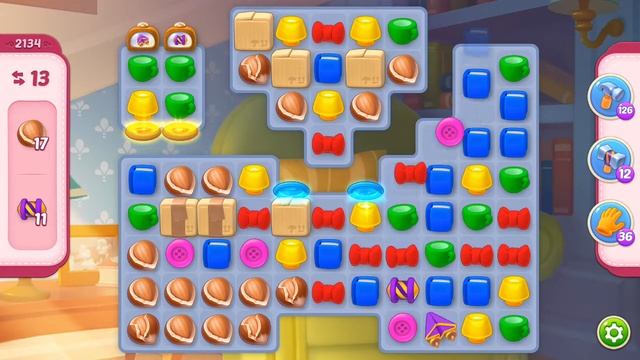 Homescapes 2134 уровень