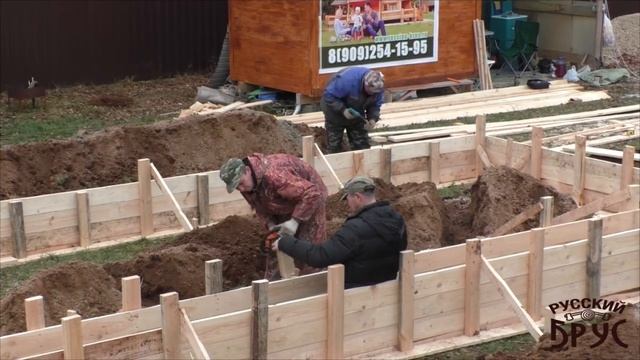 Устройство ленточного фундамента