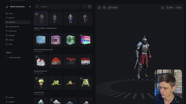 Создаем 3d модели с помощью нейросетей (Spline, Meshy AI)