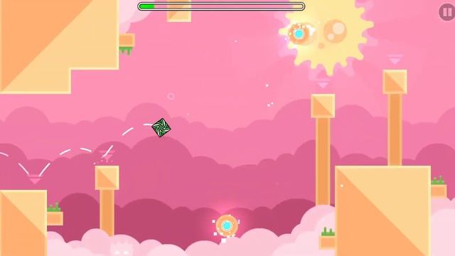 Прошел уровень Sunshine в Geometry Dash!