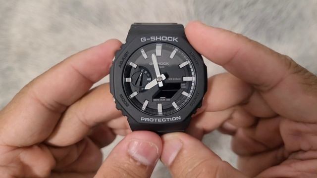 сброс часов Casio G-Shock GA2100 GM2100 5611 | синхронизировать анал?