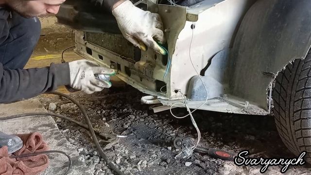 Сварка закладных краба лада гранта