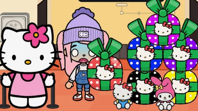 Сериал Тока Бока обустройство дома Hello Kitty ❤️☕💐