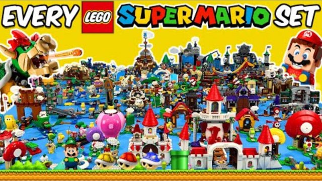 Я собрал КАЖДЫЙ набор LEGO Super Mario, который когда-либо создавался...