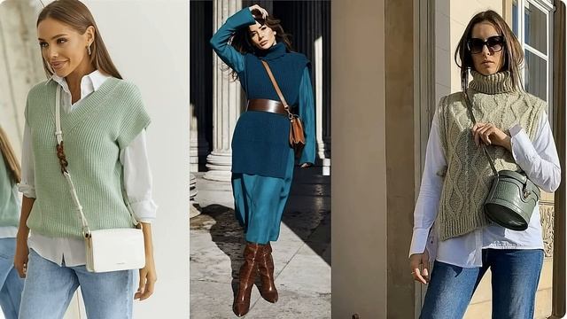 МОДНЫЕ ЖИЛЕТЫ 2024-2025💖 КАК НОСИТЬ СТИЛЬНО ЖИЛЕТ ОСЕНЬЮ