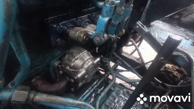 замена насоса нш 32 (круглый на плоский) на мтз 82  дровок