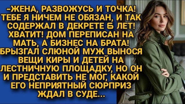 Аудиорассказ МУЖ ПРОГАДАЛ
