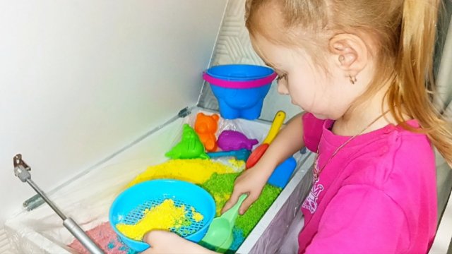 👧Милана в Мире Цветного Песка🌈