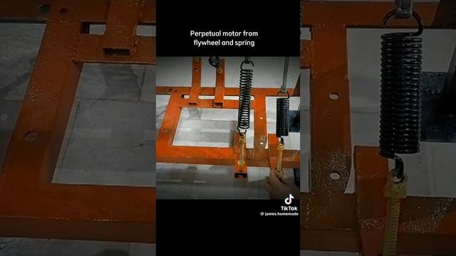 Вечный двигатель на пружинах.