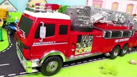 Радиоуправляемые автомобили в игрушечном городке