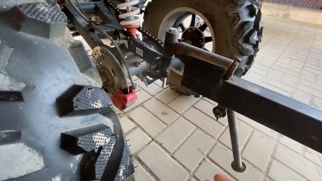 Прицеп от мотоблока на квадроцикл