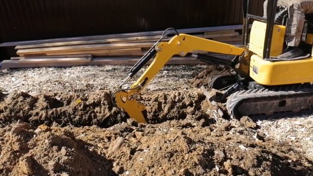 Мини экскаватор RIPPA r319 в работе