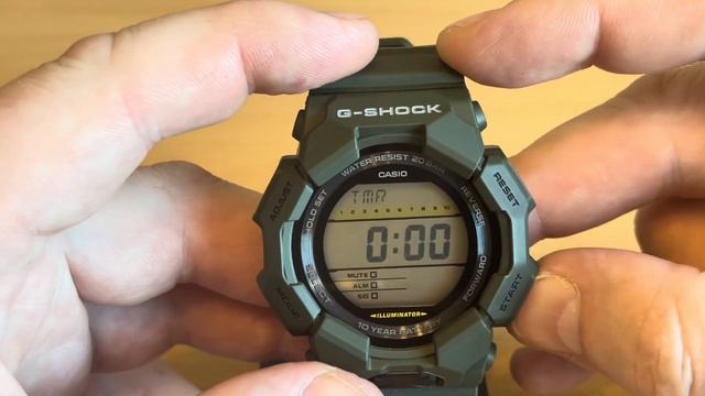 Обзор и настройка Casio G-Shock GD-010-3 [3569]