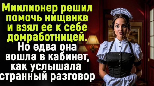 Помогая многодетной матери, бизнесмен взял её домработницей. Но когда она подслушала разговор