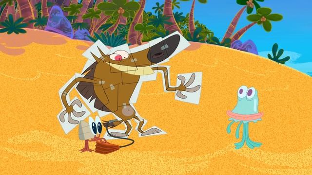 Зиг и Шарко | мороженая рыба | русский мультфильм | дети