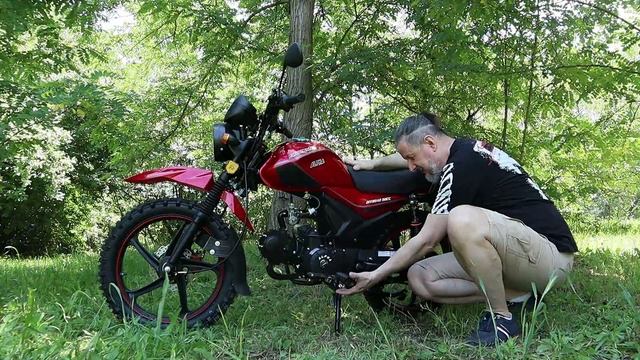 ROCKOT ALPHA off road 125 обзор и тест драйв!