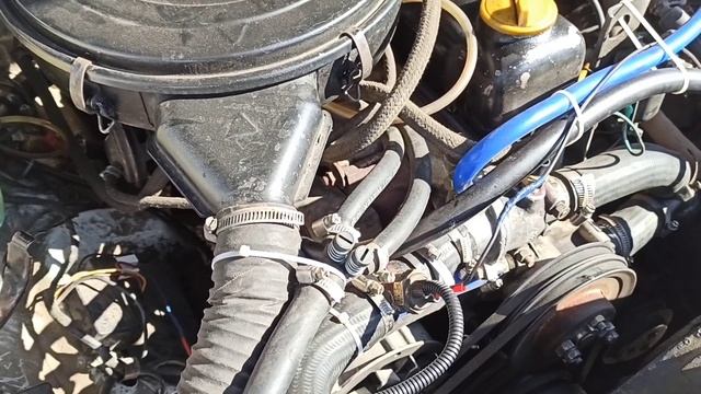 Запуск ЗМЗ 402 с проставкой под газ, карбюратор К 151