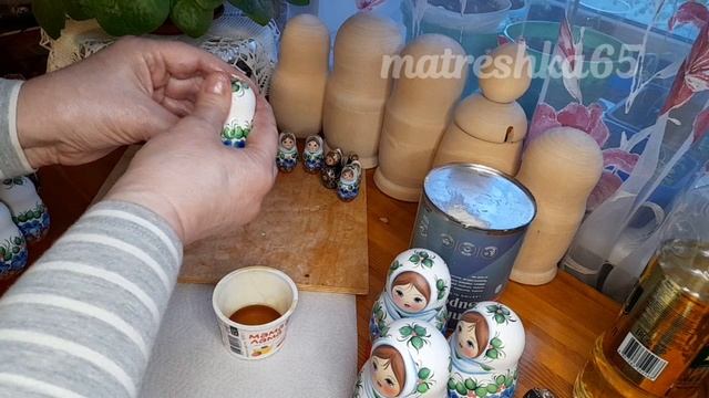 🪆ЛАКИРУЮ МАТРЁШКИ РУКАМИ🪆