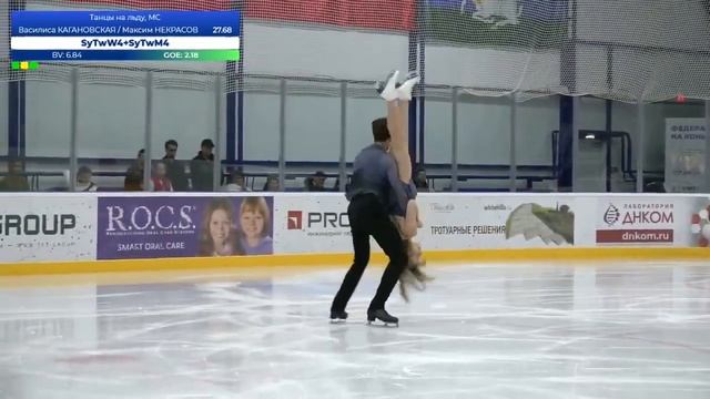 Василиса Кагановская и Максим Некрасов — Первенство