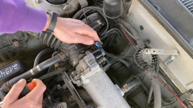 Замена датчика холостого хода.правильная замена.#automobi