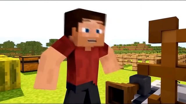 Крипер и Стив Minecraft анимация