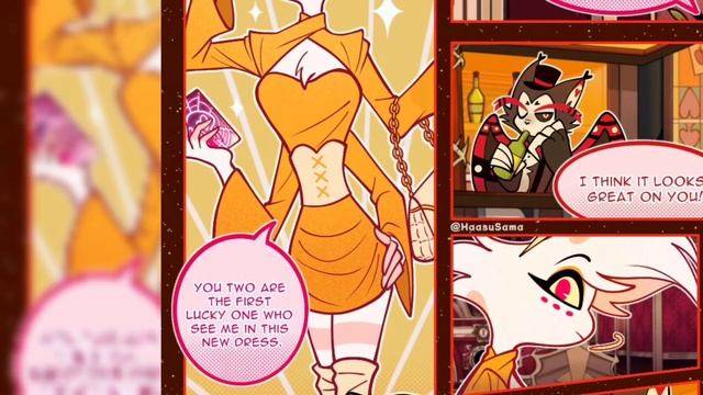 ОЗВУЧКА КОМИКСОВ ОТЕЛЬ ХАЗБИН ХАСК×ЭНДЖЕЛ ((16+)) 🥃🕸️