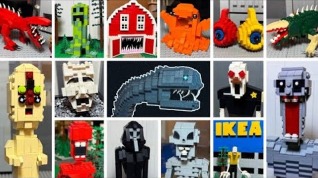 Сборник всех существ и монстров LEGO SCP!