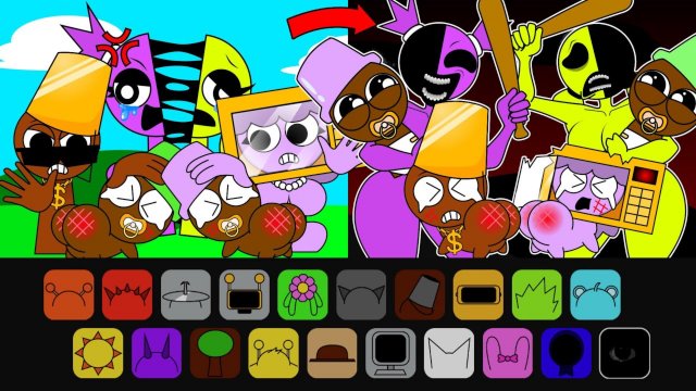 Спринклирование НА ВСЕХ этапах | Сборник Incredibox