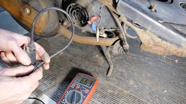 СКУТЕР SUZUKI LETS НЕ ЗАВОДИТСЯ .НЕТ ИСКРЫ