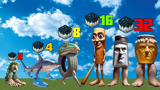 Какие итальянские мобы из итальянских животных УДЕРЖАТ БОЛЬШЕ СИЛЫ? Челлендж кто быстрее Майнкрафт