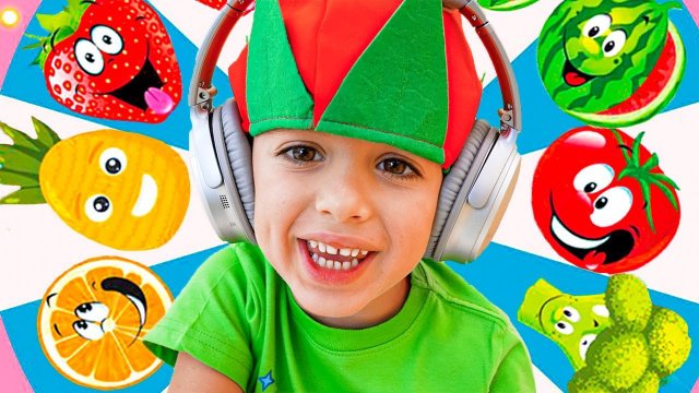 Влад и Ники. Смузи челлендж с фруктами и овощами! Видео для детей.