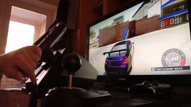 видео обзор на руль Dexp Wheelman Pro GT и игра в Forza Horizon.